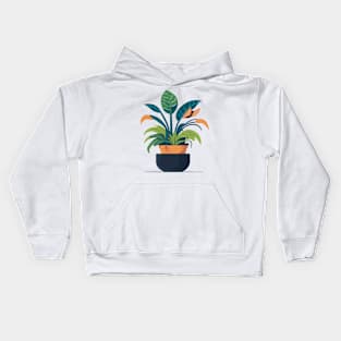 Cut Houseplant Kids Hoodie